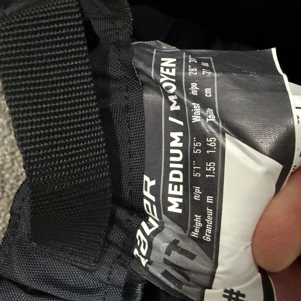 Bauer HP Pant Cover Shell Int Hockey Pants Black Size M - Picture 5 of 5